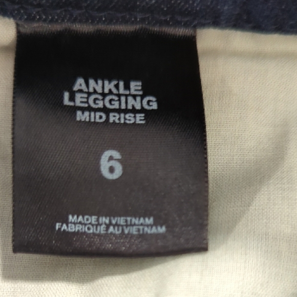 Express Dark Blue Skinny Jeans with Studs - Picture 8 of 9